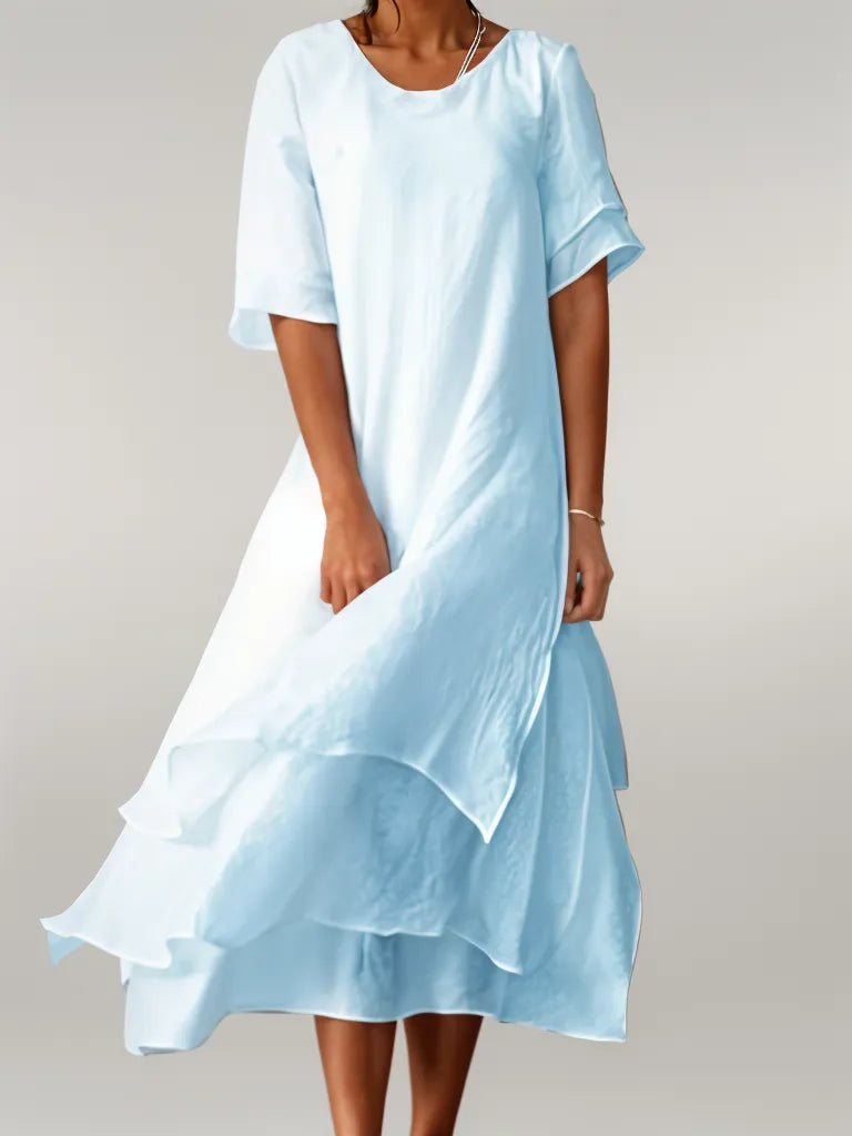 Elois | Elegant Cotton Long Dress