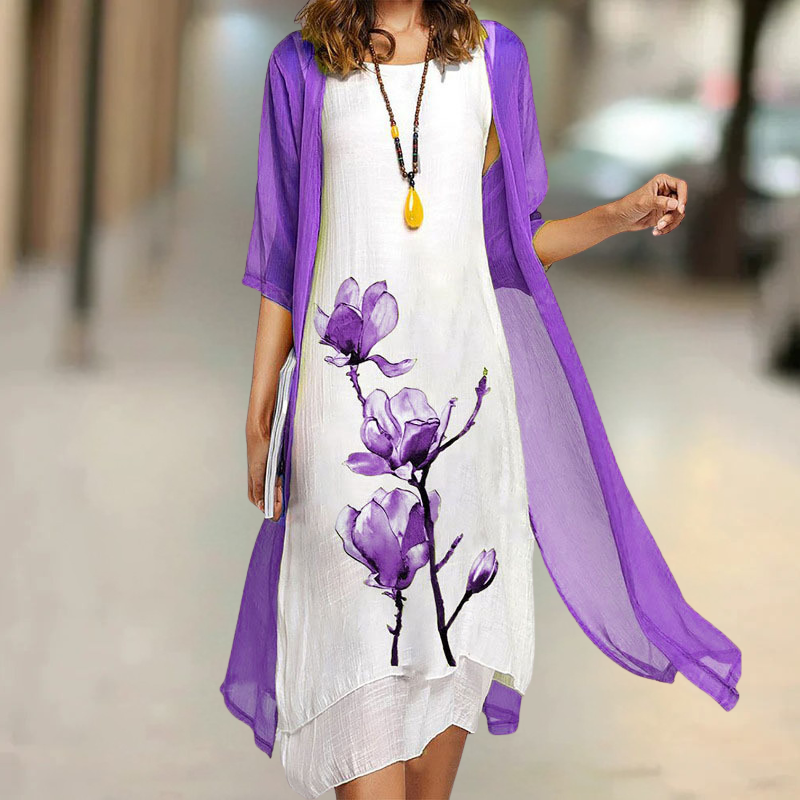 Nadia | Long Cotton Dress