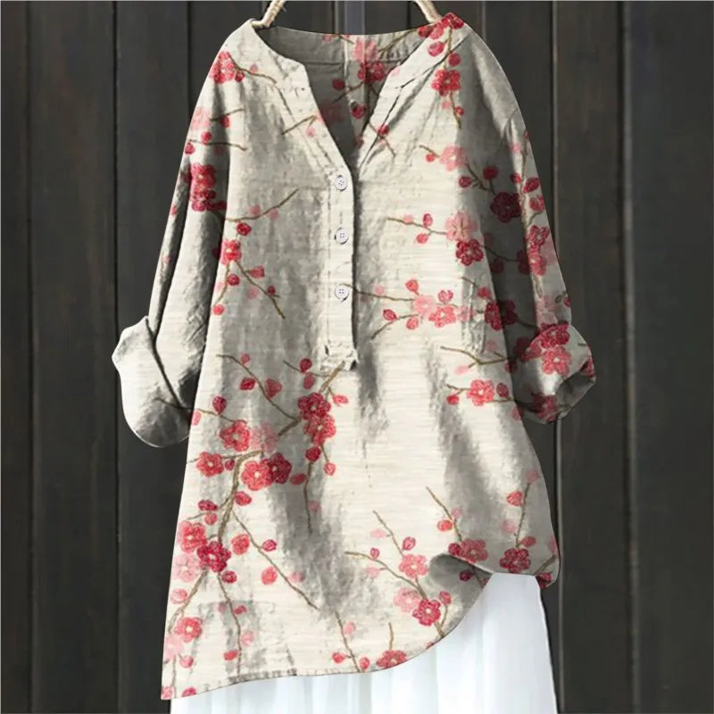 Mabina - Floral Blouse