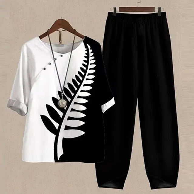 Lucina - Camicia e pantaloni eleganti e comodi